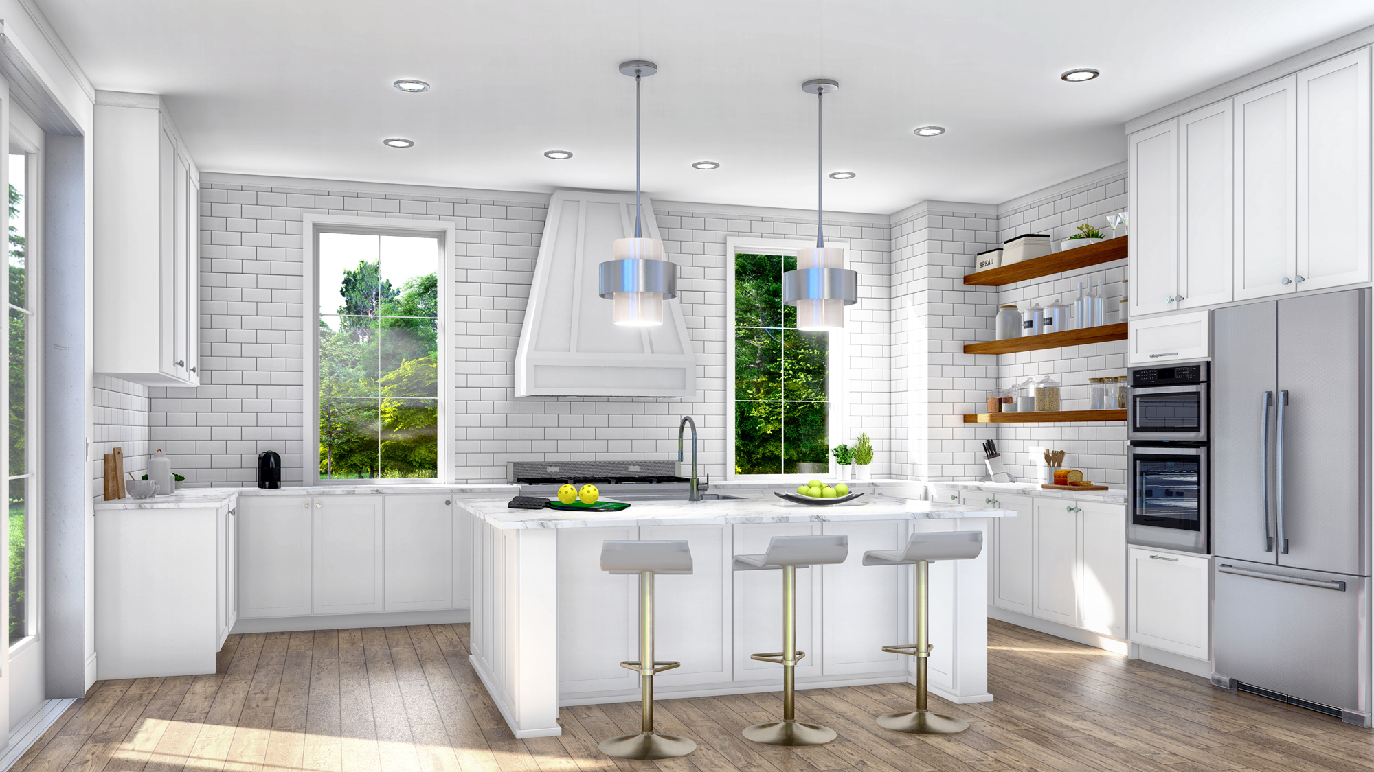 KITCHEN 3d render long cove texas