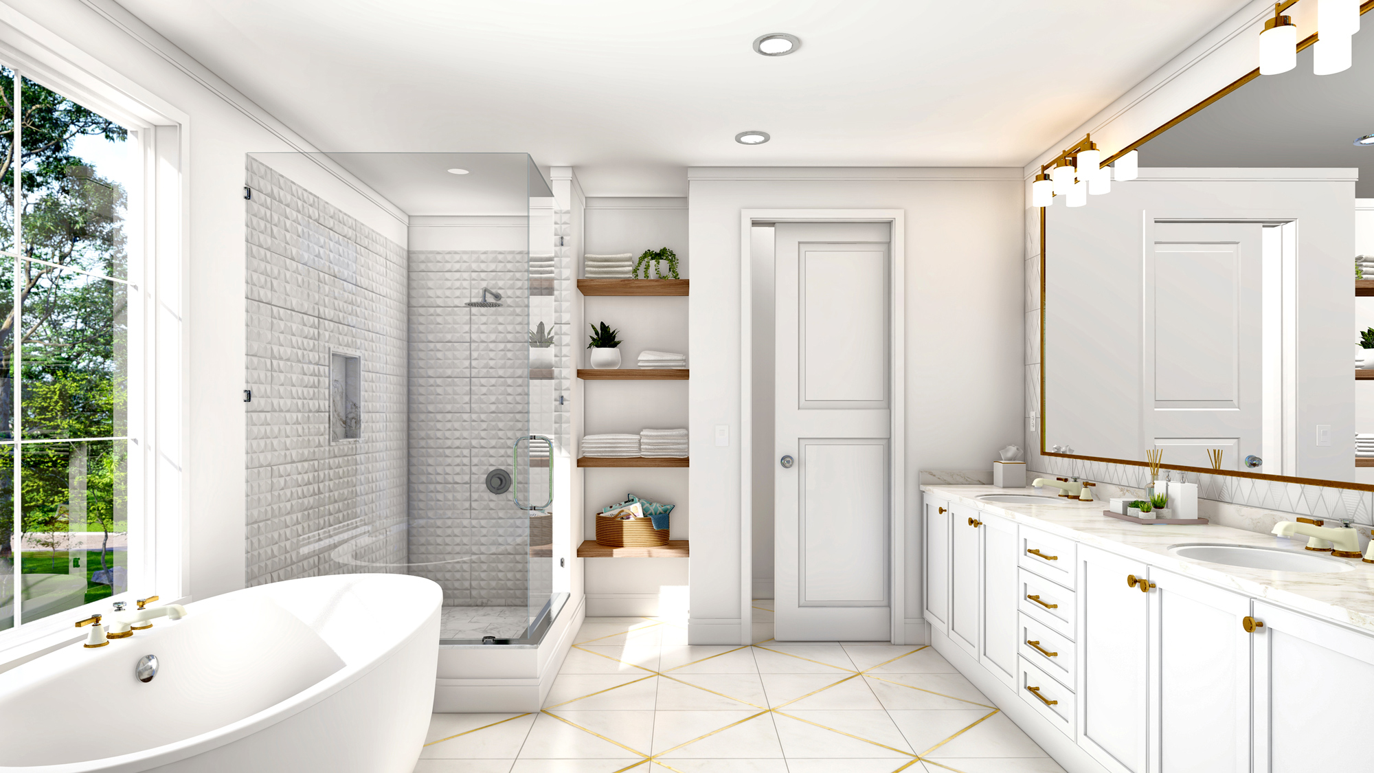 MASTER-BATHROOM-3d render long cove texas