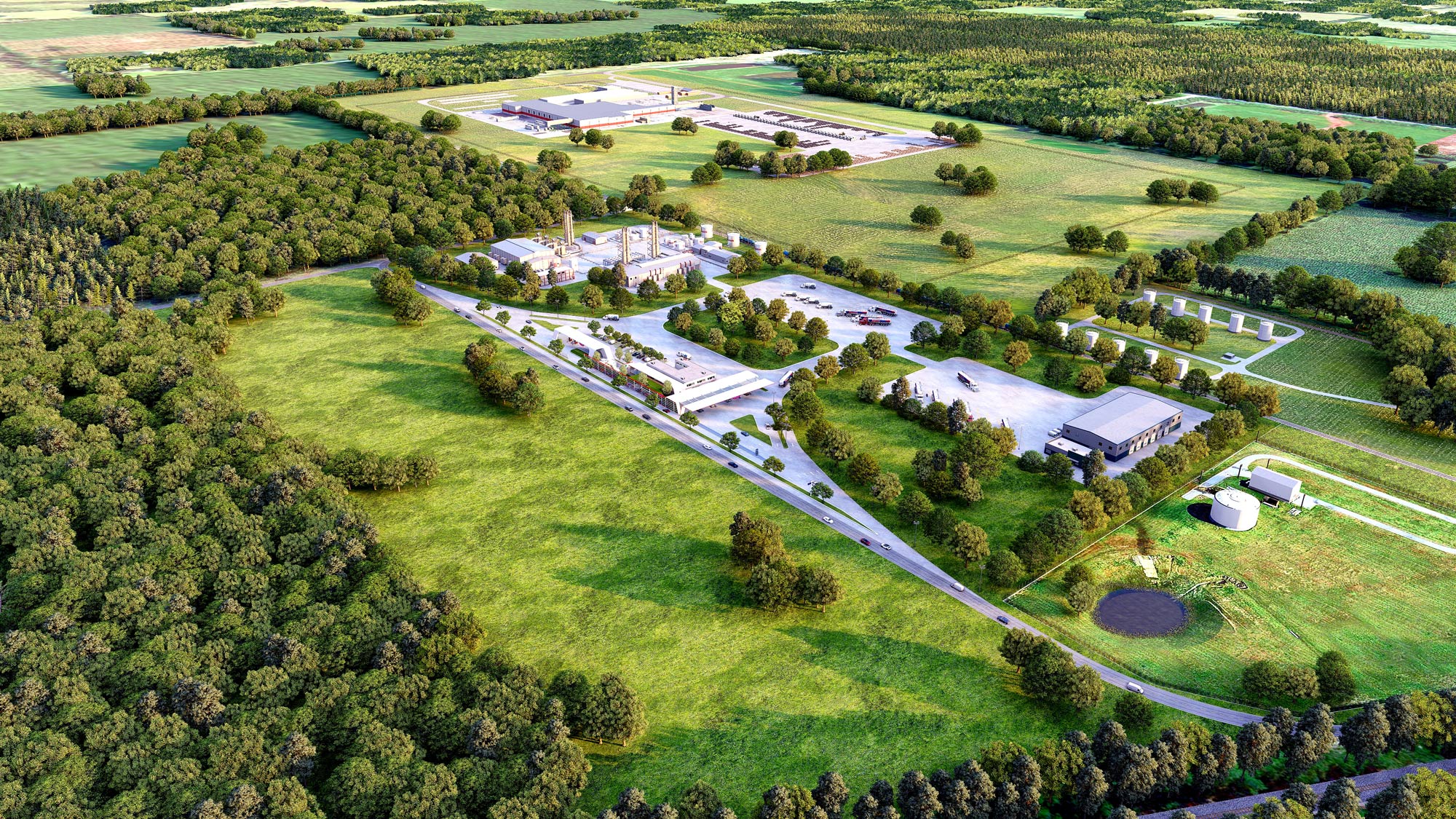 aerial 3d render petroport-air-3
